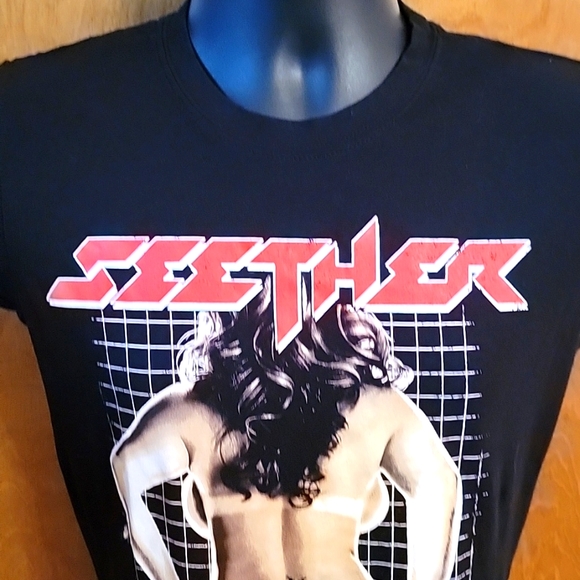 Seether Detour 2012 Concert Tour T-shirt Women Size Medium - Picture 3 of 5